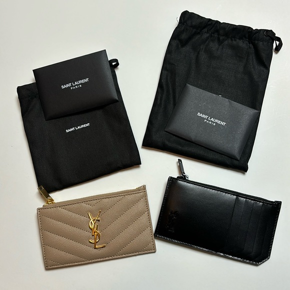 Saint Laurent Paris Couples Card Holder - Picture 1 of 6